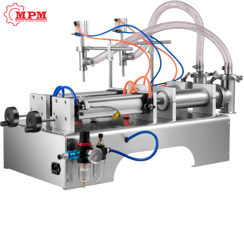 semi automatic double head filling machine