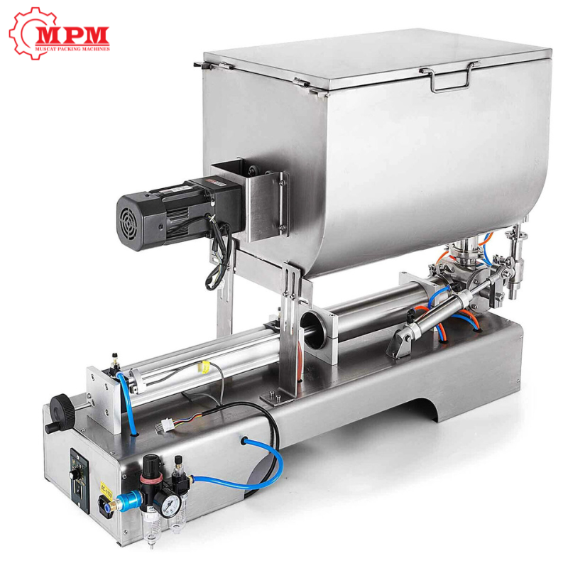 pneumatic filling mixing machine