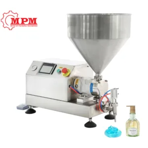 Semi-Auto U Type Rotary Pump Sauce Filling Machine for viscous products
