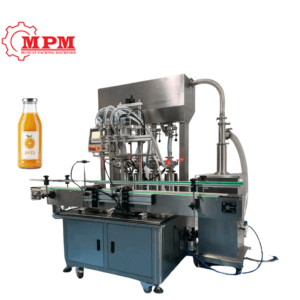 4 Heads Servo Liquid Filling Machine with Mitsubishi PLC