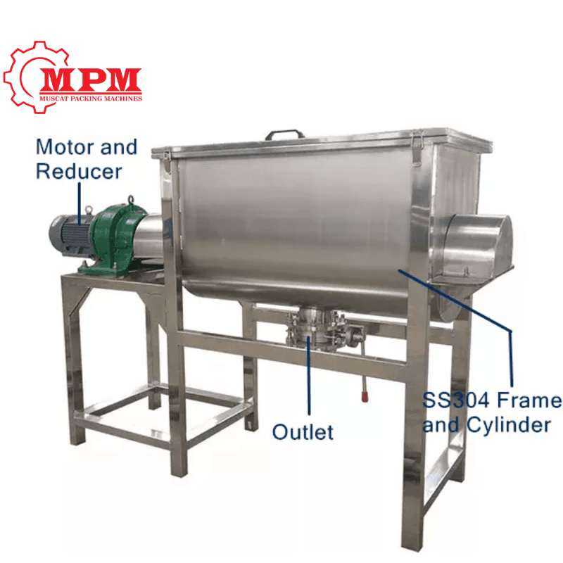 Ribbon Blender Mixer For Washing Powder - Image 2