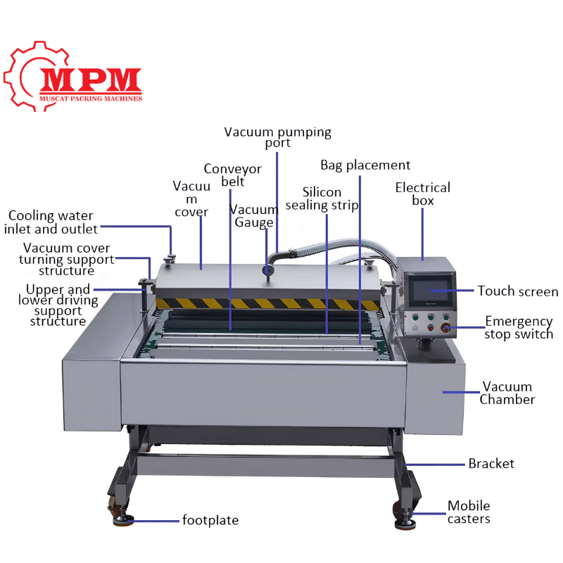 Heavy Duty Conveyor Belt Vacuum Packing Machine - Image 3