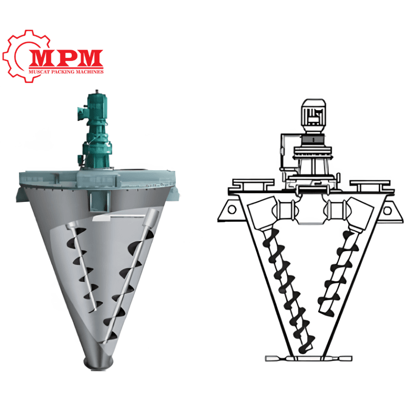 Double Screw Cone Mixer - Image 3