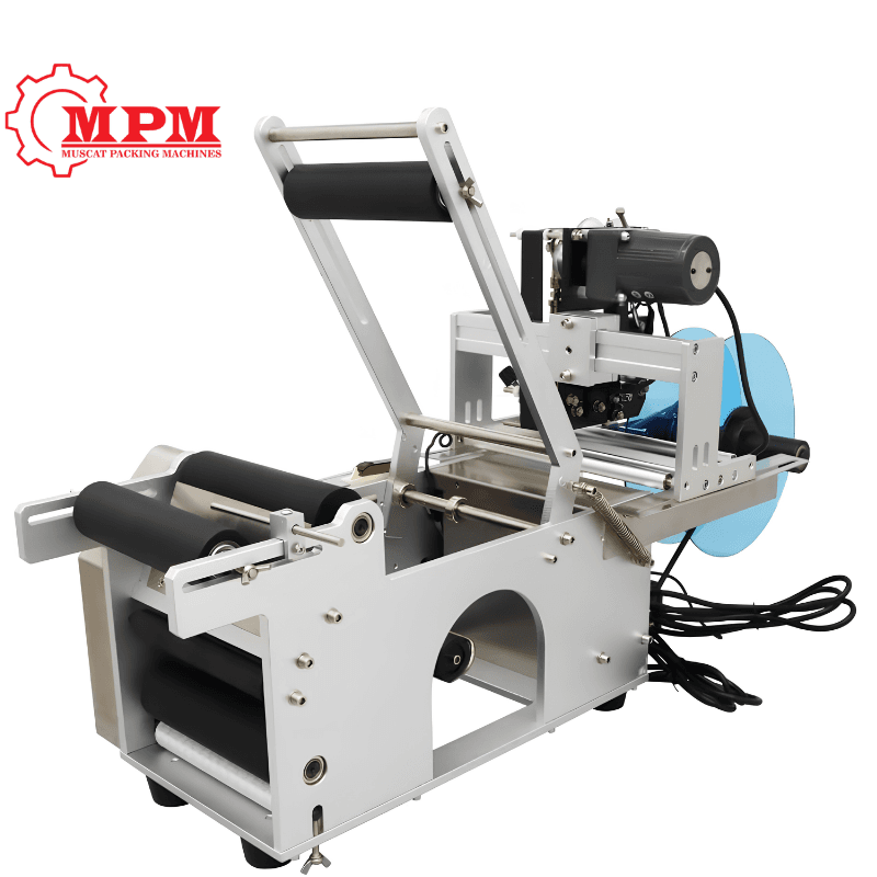 Round Bottle Labeling Machine With Date Printer